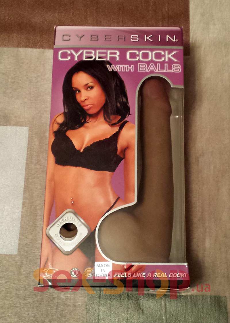CyberSkin® Cyber Cock with Balls упаковка