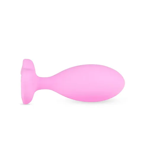 Анальна пробка B - Series Lyla Silicone Anal Plug With Heart Crystal Base - купити в Україні | Секс шоп SEX-SHOP.ua