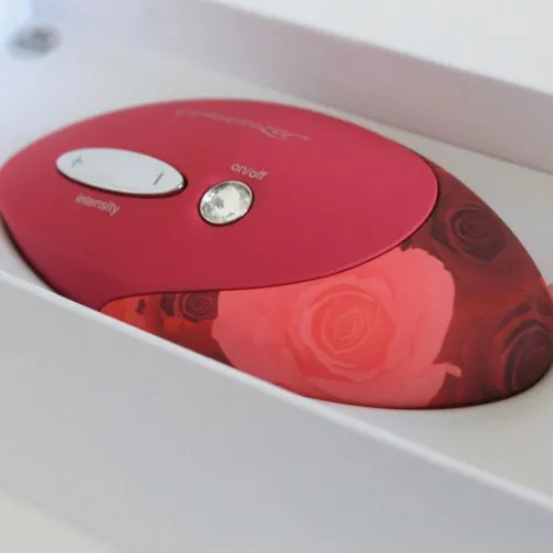 Womanizer W-500 Red/Rose - Клиторальный стимулятор, 12 см (розовый)