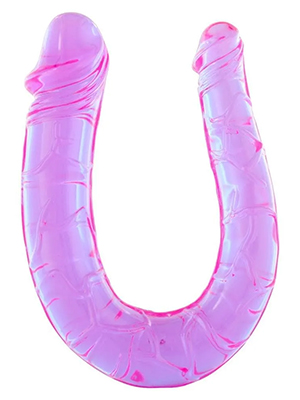 Двухсторонний фаллоимитатор Twin Head Jelly Penic Dong, 30 см