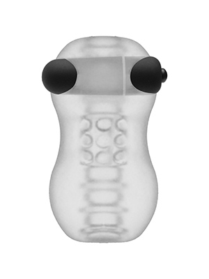 Doc Johnson GoodHead Vibrating Helping Head Pro Frost мастурбатор для головки полового члена с вибрацией