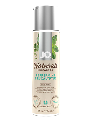 Массажное масло System JO Naturals Massage Oil Peppermint&Eucalyptus,120 мл