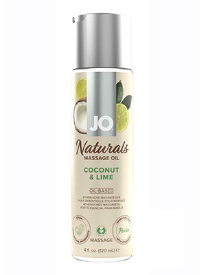 System JO - Naturals Massage Oil - Coconut & Lime - Массажное масло, 120 мл