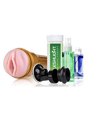 Fleshlight STU Value Pack - мастурбатор плюс аксессуары
