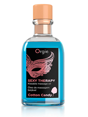 Orgie Sexy Therapy Kissable Cotton Candy съедобное масло для массажа поцелуями, 100 мл