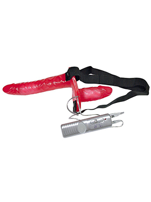 Подвійний страпон Orion Bad Kitty Vibrating Strap-On Duo Подвійний страпон Orion Bad Kitty Vibrating Strap-On Duo