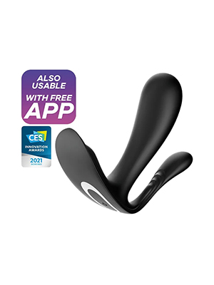 Satisfyer Top Secret + Вибратор с двумя моторами для точки G и анальной стимуляции