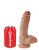 Фаллоимитатор на присоске King Cock 8, 20х5 см (коричневый)