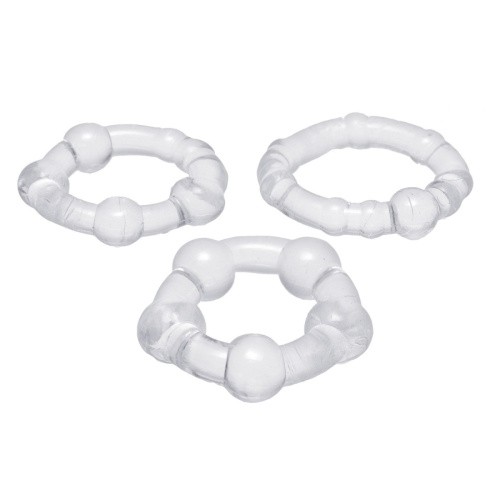 Clear Performance Erection Rings - Набор эрекционных колец, 3 шт (прозрачный)