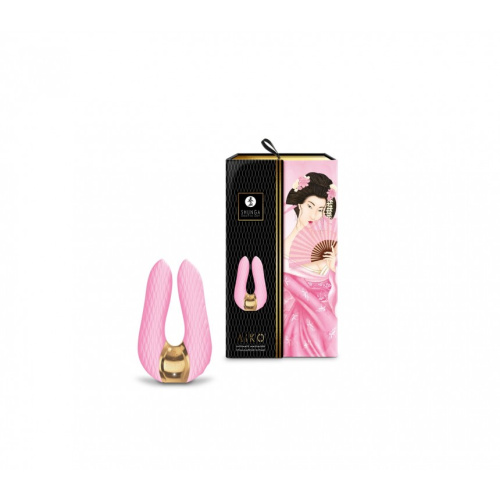 Shunga - Aiko Intimate Massager - Вібромасажер, 10.8х6.5 см (рожевий) - купити в Києві, Україні