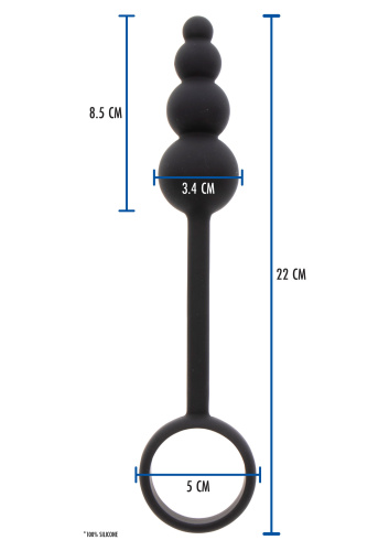 Анальная пробка ToyJoy Manpower Anal Plug & Cock Ring