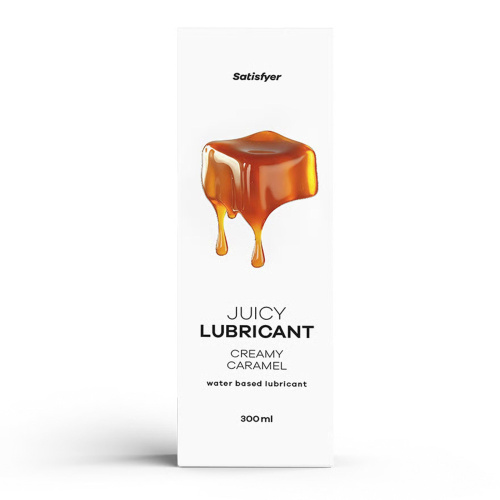 Лубрикант на водній основі Satisfyer Juicy Lubricant, 300 мл (карамель) - купити в Україні | Секс шоп SEX-SHOP.ua
