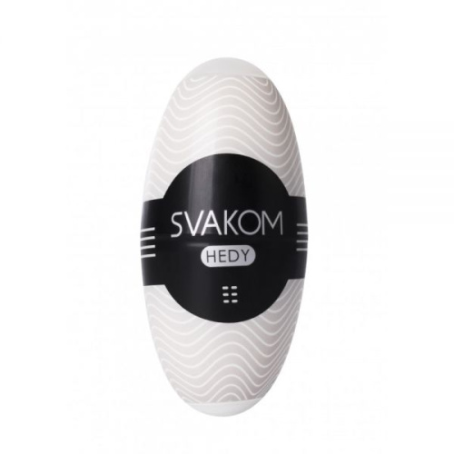 Svakom - Hedy Male - Мастурбатор-яичко, 8.5х4 см (белый)