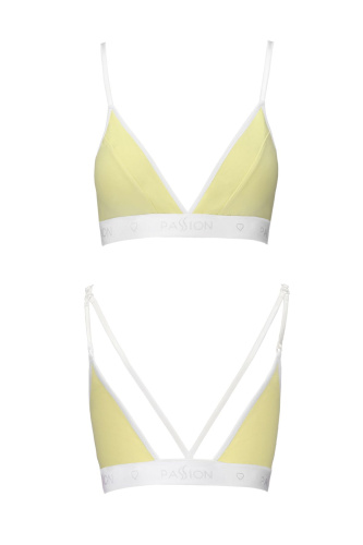 Passion PS007 Top - Спортивний топ із подвійними бретелями, L (жовтий) - купити в Києві, Україні