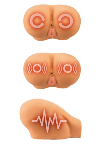 Topco Sales CyberSkin Twerking Butt (Deluxe) - Мастурбатор с очками для виртуальной реальности