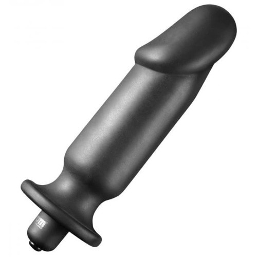 Tom of Finland Silicone Vibrating Anal Plug - Вібропробка, 15,2х3,8 см (чорний) - купити в Києві, Україні