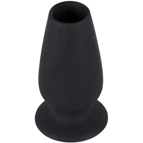 Orion Lust Tunnel Plug M – силіконовий анальний тунель, 10х5 см (чорний) - купити в Києві, Україні