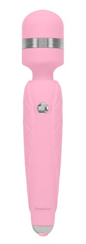 Pillow Talk Cheeky Pink- Вибратор-микрофон с кристаллом Swarovsky, 20,6х3,9 см. (розовый)