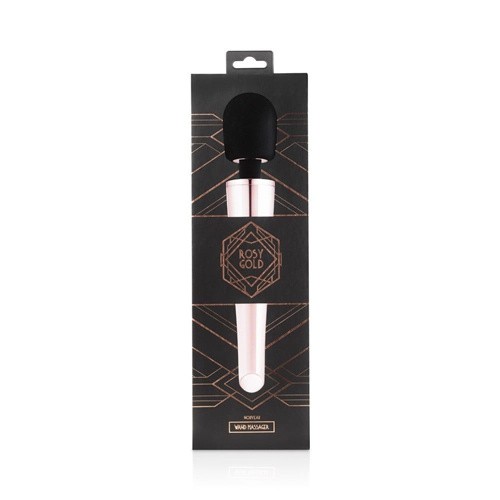 Rosy Gold - Nouveau Wand Massager - Вибромассажер (черный с розовым)