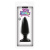 Ns Novelties Pleasure Plug Medium - Анальная пробка, 12.7х3.8 см (черный)
