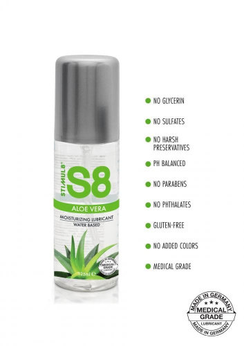 Лубрикант на водной основе Stimul8 S8 WB Aloe Vera Lube, 125 мл