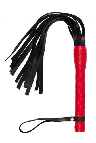 VIP Leather Flogger - Флогер, 55 см (красный)