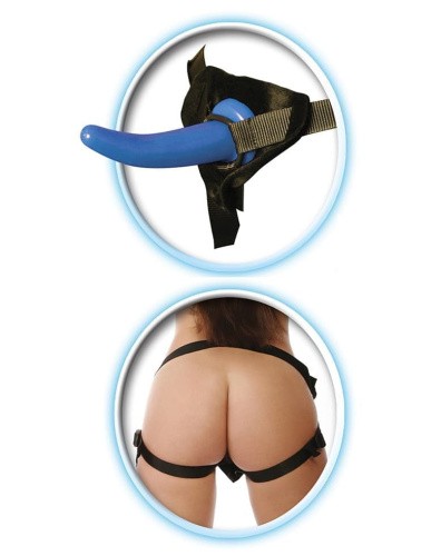 Fetish Fantasy Series Beginner's Strap-On for Him - тонкий анальный страпон, 11.5х3.2 см