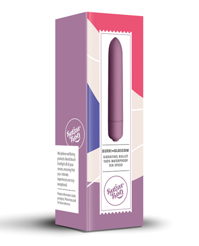 SugarBoo Berri Blossom - Вібратор, 9х2.4 см (бузковий) - купити в Києві, Україні