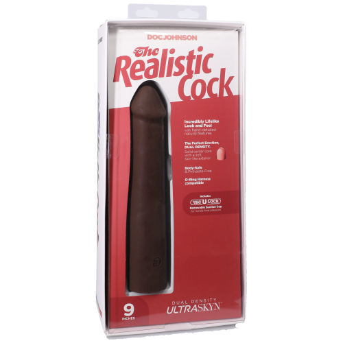 Фалоімітатор Doc Johnson The Realistic Cock ULTRASKYN 9 Inch, 22,9 см - купити в Україні | Секс шоп SEX-SHOP.ua