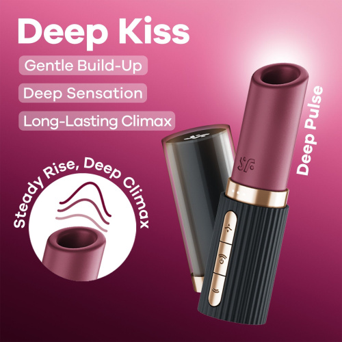 Вакуумный стимулятор клитора Satisfyer Deep Kiss