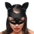 Tailz Black Cat Tail Anal Plug & Mask Set - ролевой БДСМ набор кота: маска и анальная пробка с хвостом