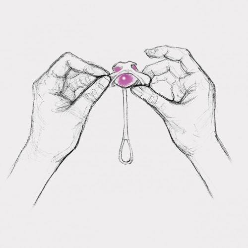 Gvibe Geisha balls Magnetic - Мощный магнитный тренажер Кегеля, 2х27 г, 2х15 г (розовый с черным)