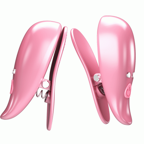 Зажимы для сосков с вибрацией Pretty Love Leaf