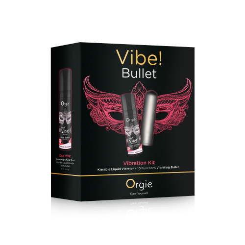 Набор Orgie Vibe Bullet Vibration Kit вибропуля + жидкий вибратор
