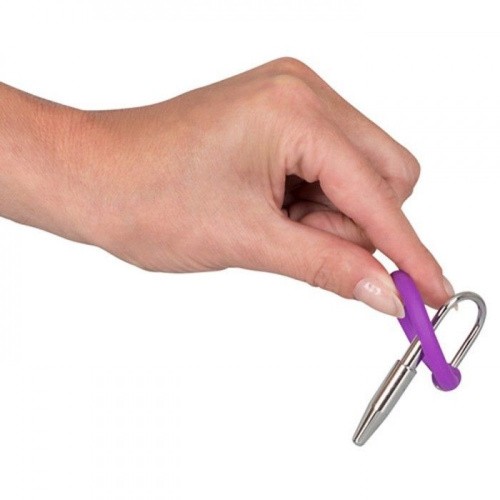 Orion - Penis Plug With Silicone Glans Ring - Стимулятор уретри, 4.5х0.8 см - купити в Києві, Україні