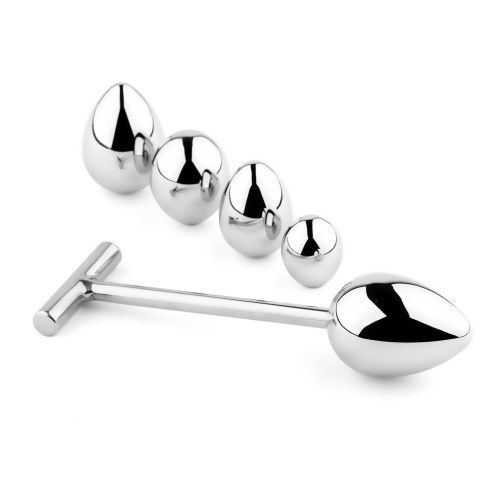 Анальная пробка с сменными элементами B-Series Jewellery Metal Anal Plug No. 3
