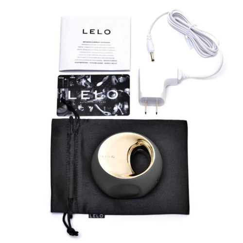Lelo Ora Black - клиторальный вибратор, имитирующий оральные ласки, 8х8 см (черный)