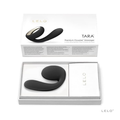 Lelo Tara - вращающийся вибратор для пар, 10х2.5 см (синий)