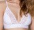 Passion PS001 TOP - Эластичный топ с кружевом, XL (белый)