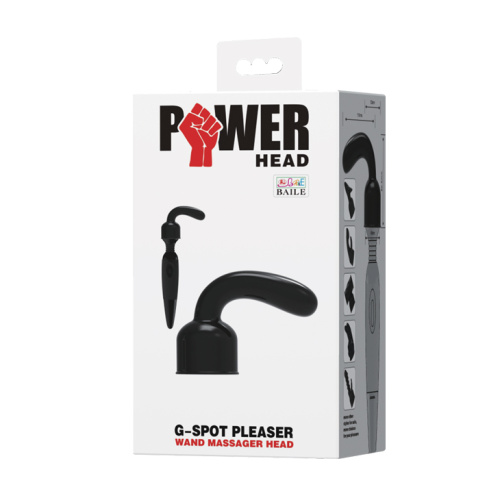 LyBaile - Power Head G Spot Pleaser Wand Massager Head Transparent - Насадка для вибромассажера, 11.6х2 см
