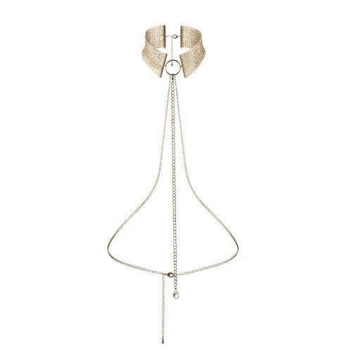 Bijoux Indiscrets Desir Metallique Collar - Украшение на шею, (золотистый)