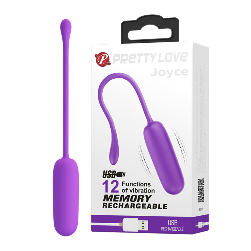 Pretty Love Joyce Vibrating Egg Purple - Виброяйцо, 18 см (фиолетовый)