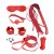 MAI - BDSM Starter kit Nº 75 - Стартовый набор БДСМ аксессуаров из 7 предметов (красный) MAI - BDSM Starter kit Nº 75 - Стартовый набор БДСМ аксессуаров из 7 предметов (красный)
