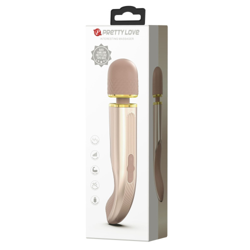 Вибратор микрофон Pretty Love Interesting Massager Gold