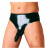 Sharon Sloane Latex Anal Pants - Мужские латексные трусы с внутренним анальным стимулятором, 15х3.8 см, размер S