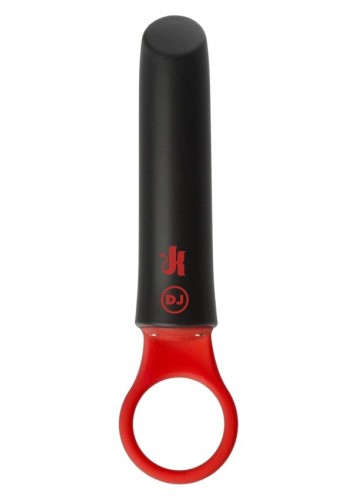 Doc Johnson Kink - Power Play with Silicone Grip Ring - Вибратор, 13.4х2.5 см (чёрный)
