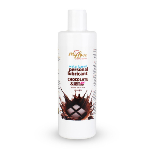 2в1 лубрикант и массажный гель - MyLove Aroma Series Intim&Massage Chocolate, 300 мл