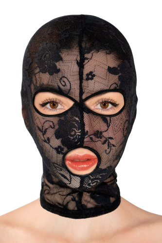 Маска Fetish Tentation Patterned Fishnet Hood