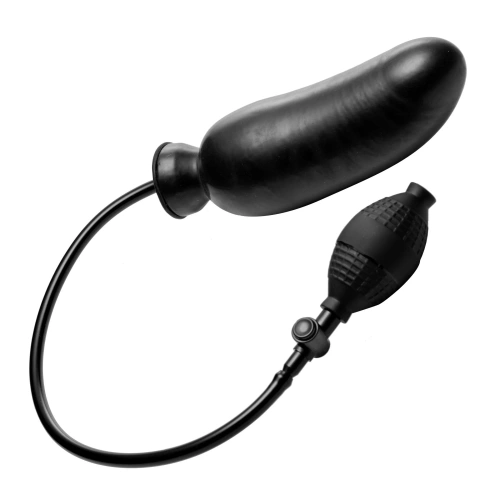 Master Series Renegade Inflatable Dildo - Надувной фаллоимитатор, 19,5 см (черный)