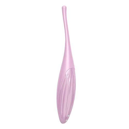 Satisfyer Twirling Joy стимулятор клітора, 18х3.4 см (рожевий) - купити в Києві, Україні